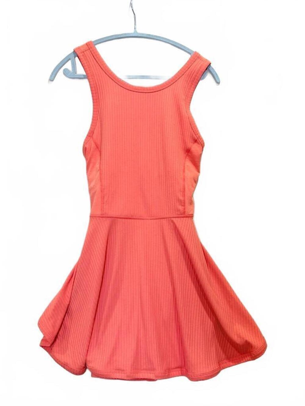 NWOT FP Movement Kiss My Ace Tennis Dress Built-In Shorts Neon Coral Medium
